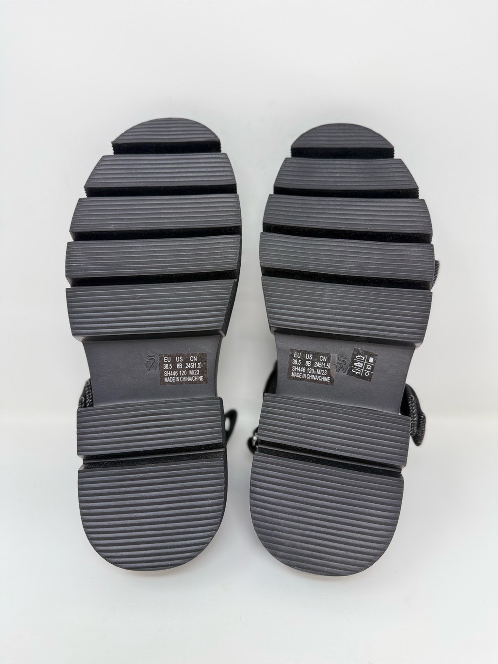 New Stuart Weitzman Sofia Nolita Lug Sole Sandal Sz 8 - Picture 13 of 13